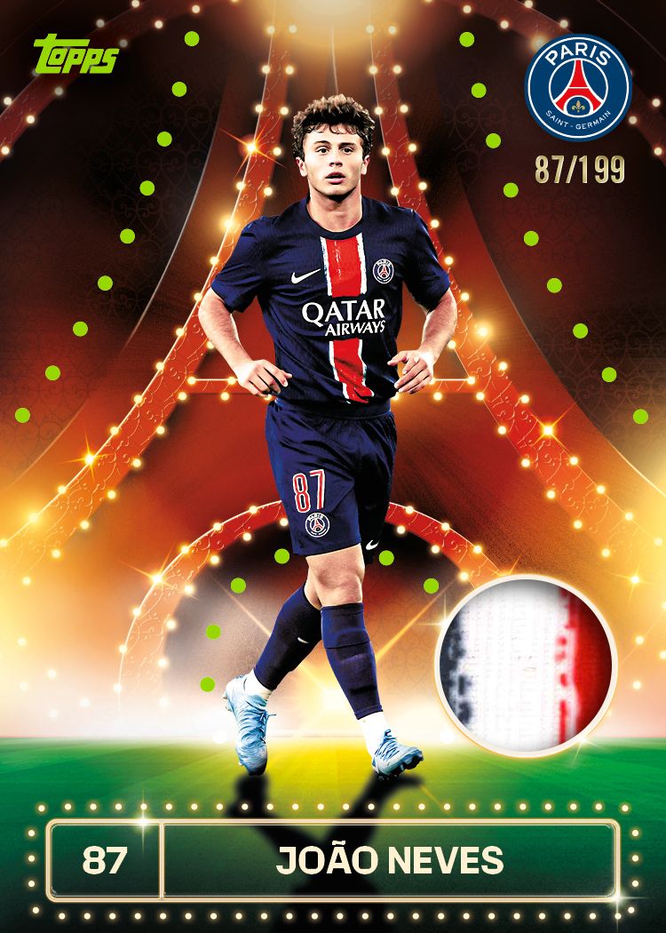 2024-25 Topps Paris Saint-Germain Official Team Set Box