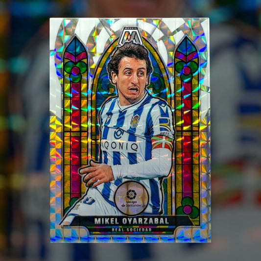 2020-21 Panini Mosaic Laliga Mikel Oyarzabal Stained Glass