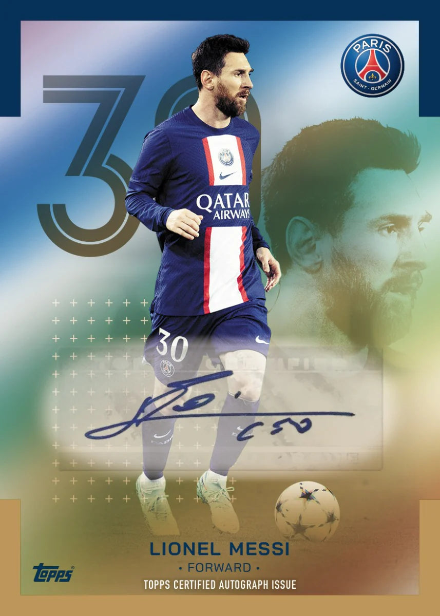 2022-23 Topps Paris Saint-Germain Official Team Set Box