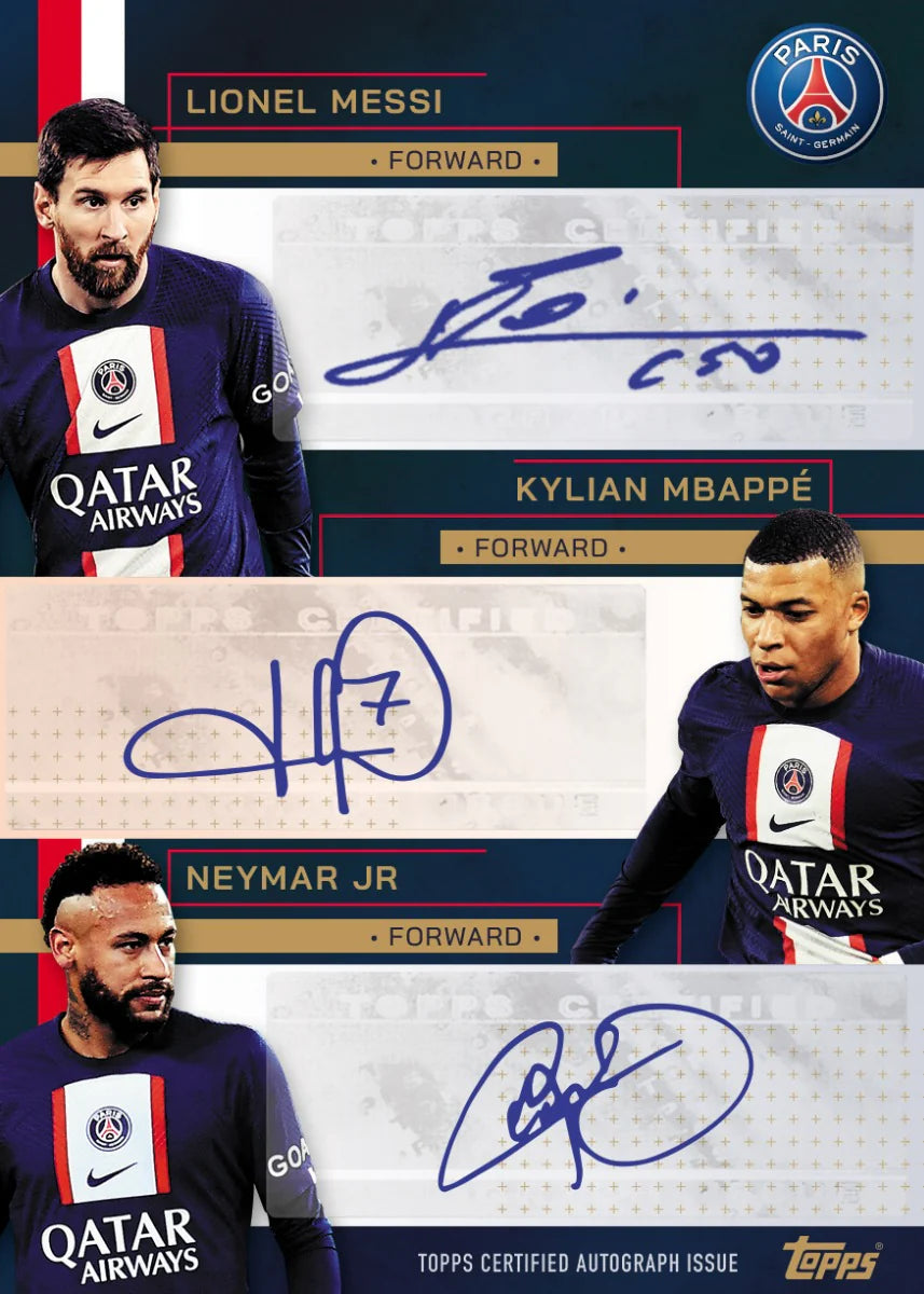 2022-23 Topps Paris Saint-Germain Official Team Set Box