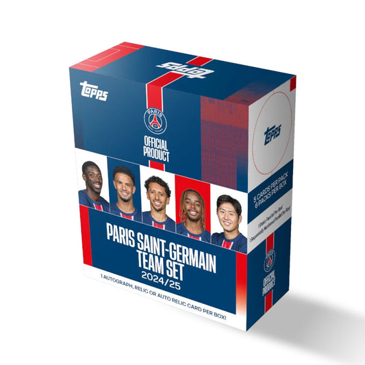 2024-25 Topps Paris Saint-Germain Official Team Set Box