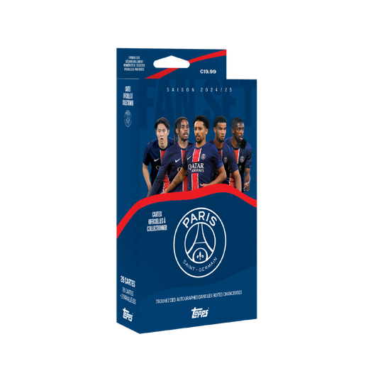2024-25 Topps Soccer Paris Saint Germain PSG Fan Set