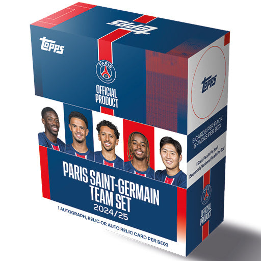 2024/25 Topps Paris Saint-Germain Official Team Set Box