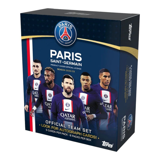 2022-23 Topps Paris Saint-Germain Official Team Set Box
