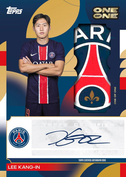 2024-25 Topps Paris Saint-Germain Official Team Set Box